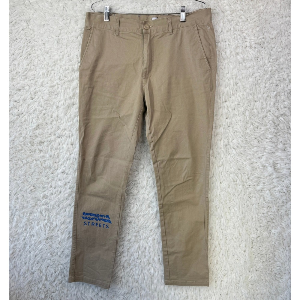 Strictly Thievery‎ Atelier Chino Pants 34 Tan Khaki Streetwear Skater Urban